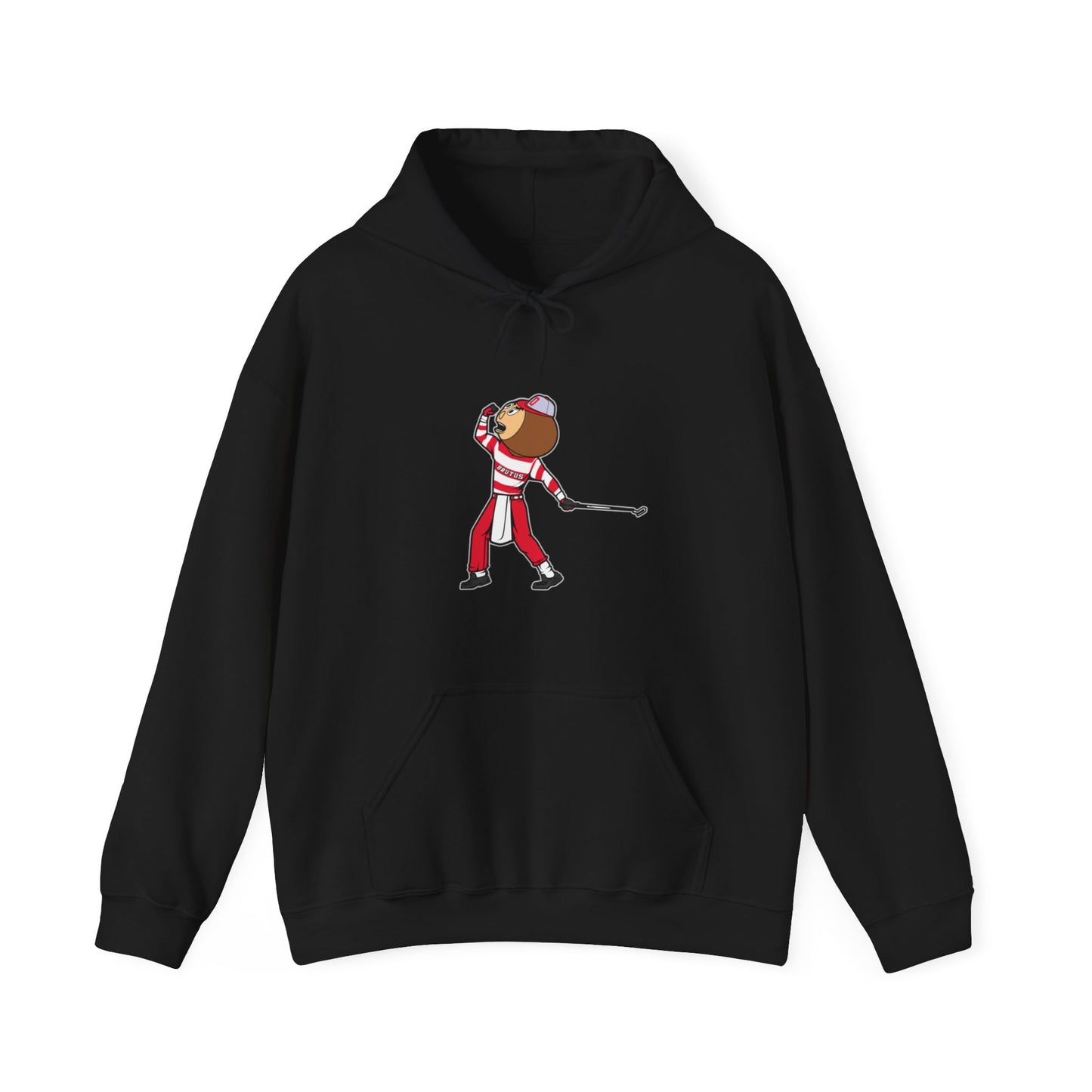 Unisex Heavy Blend™ Hooded Sweatshirt | OSU Buckeyes | Brutus | Tiger Woods Fist Pump