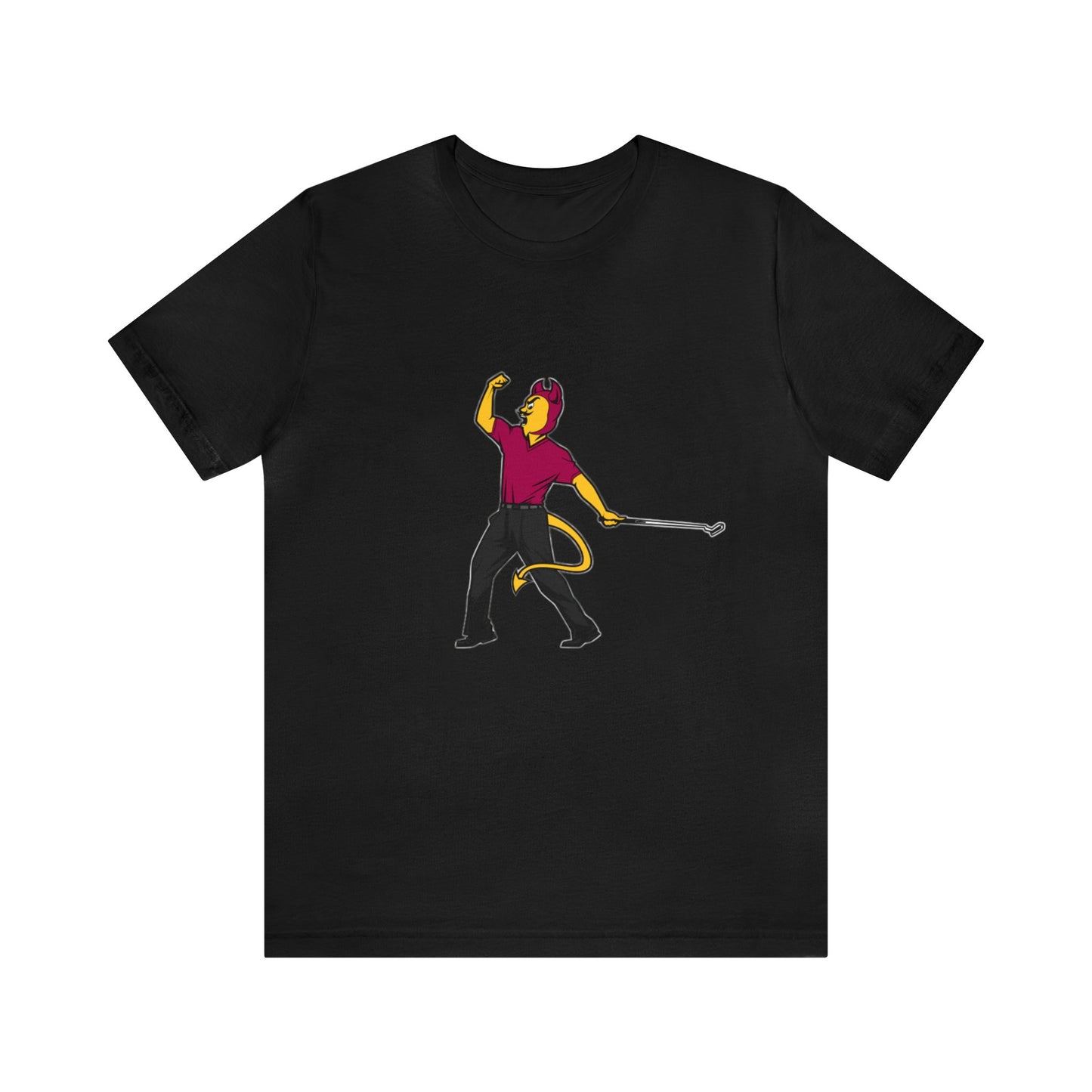 Short Sleeve Tee | ASU Sun Devils | Sparky | Tiger Woods Fist Pump