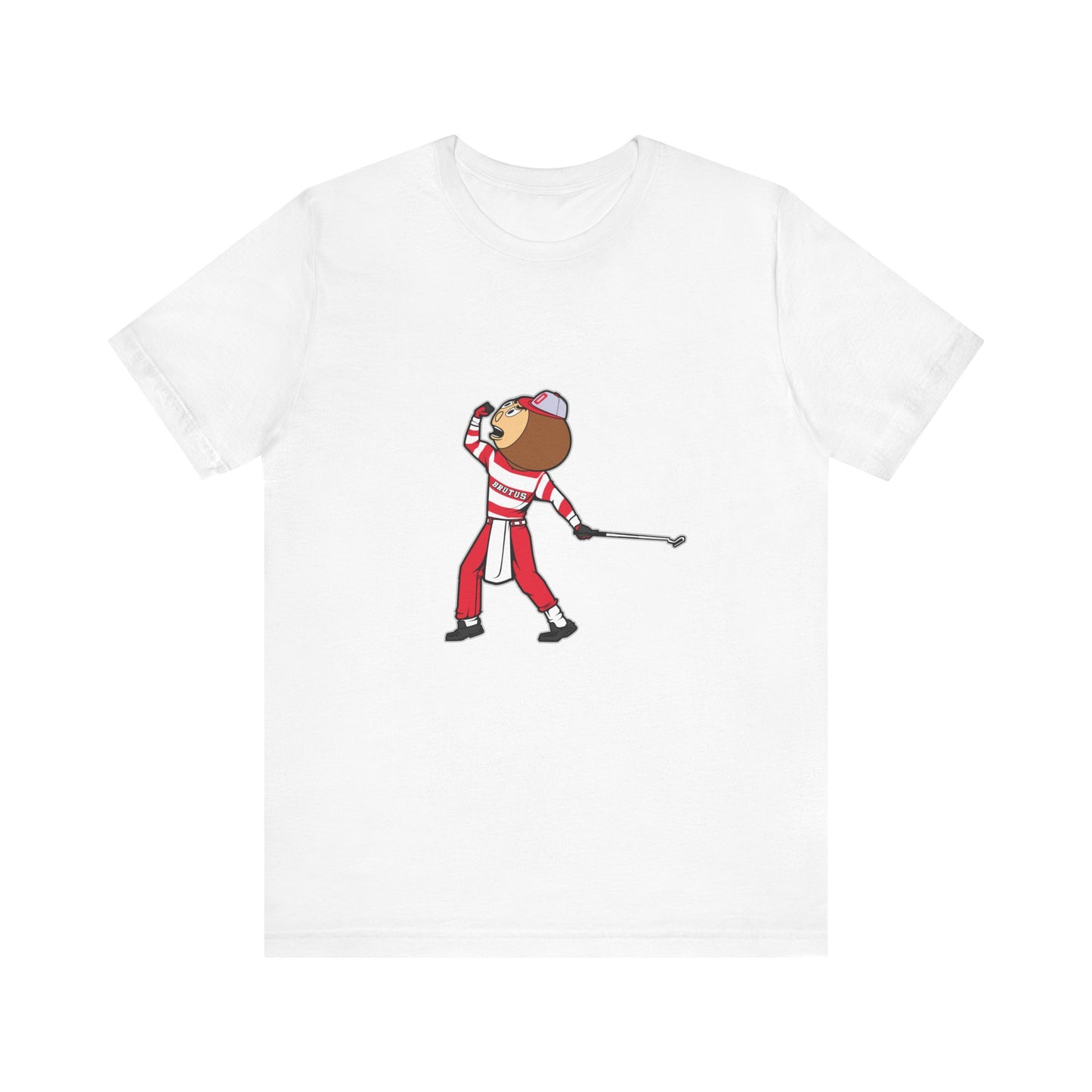 Short Sleeve Tee | Ohio State Buckeyes Brutus | Tiger Woods Fist Pump