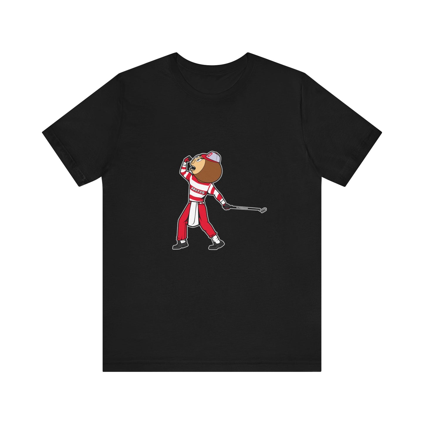 Short Sleeve Tee | Ohio State Buckeyes Brutus | Tiger Woods Fist Pump