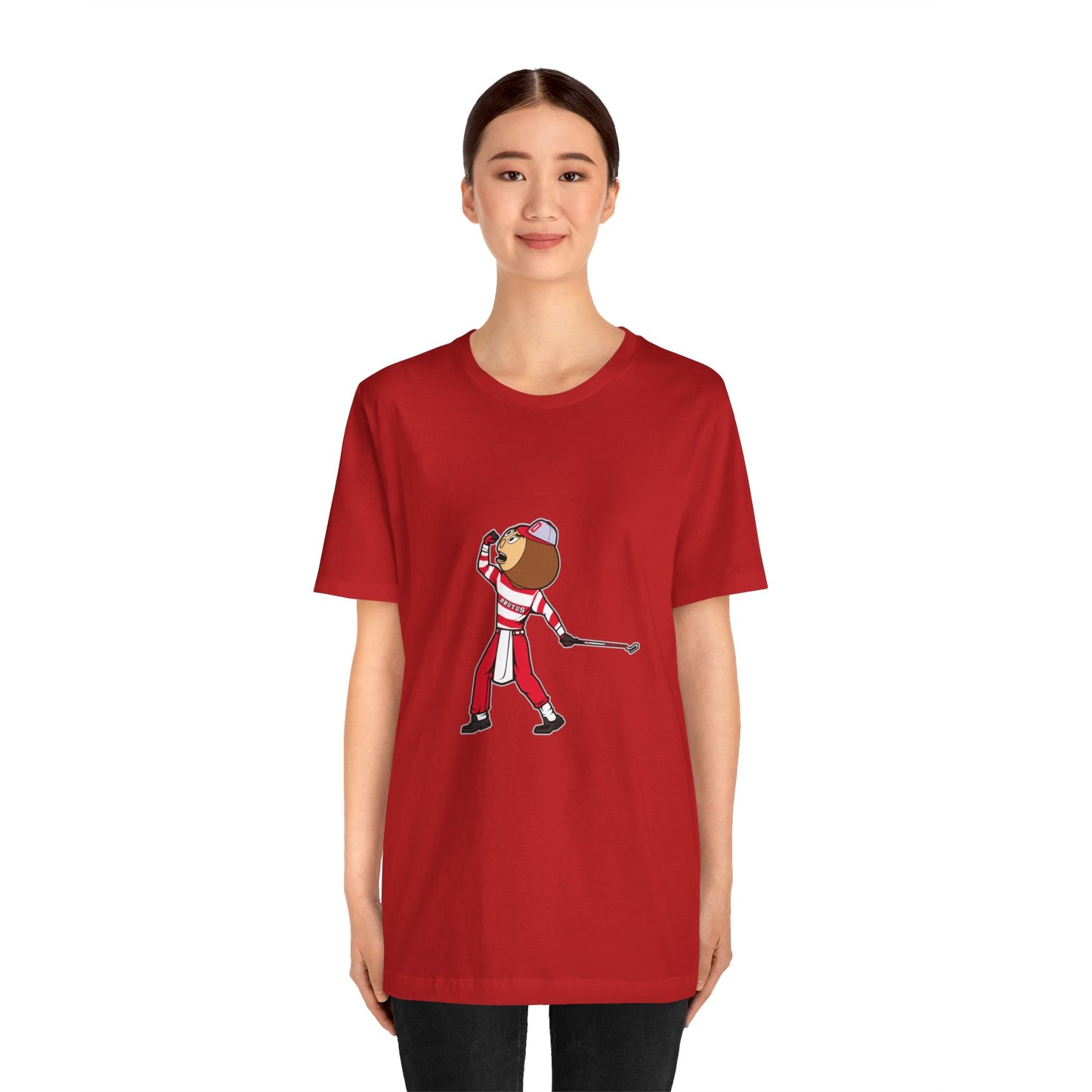 Short Sleeve Tee | Ohio State Buckeyes Brutus | Tiger Woods Fist Pump