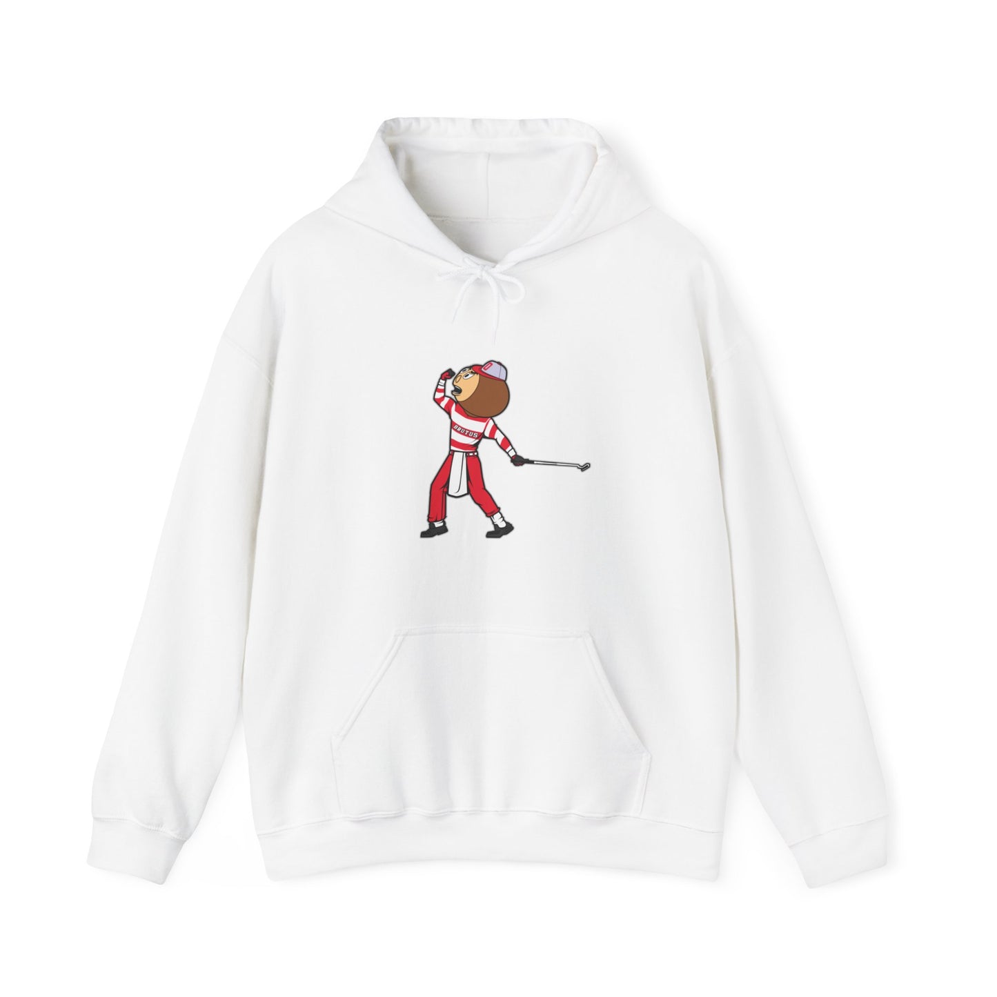 Unisex Heavy Blend™ Hooded Sweatshirt | OSU Buckeyes | Brutus | Tiger Woods Fist Pump