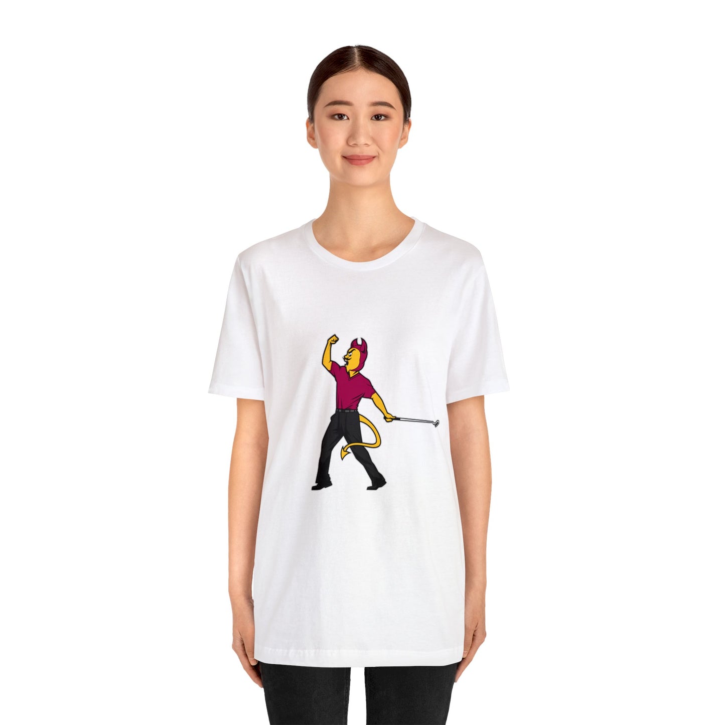 Short Sleeve Tee | ASU Sun Devils | Sparky | Tiger Woods Fist Pump