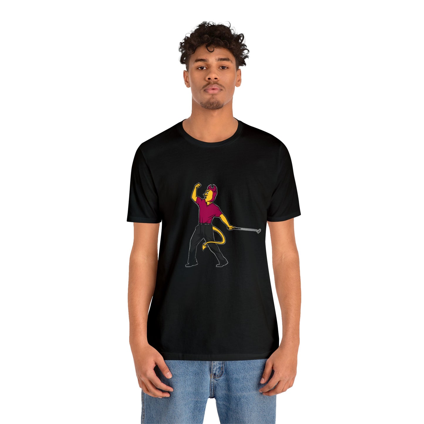 Short Sleeve Tee | ASU Sun Devils | Sparky | Tiger Woods Fist Pump