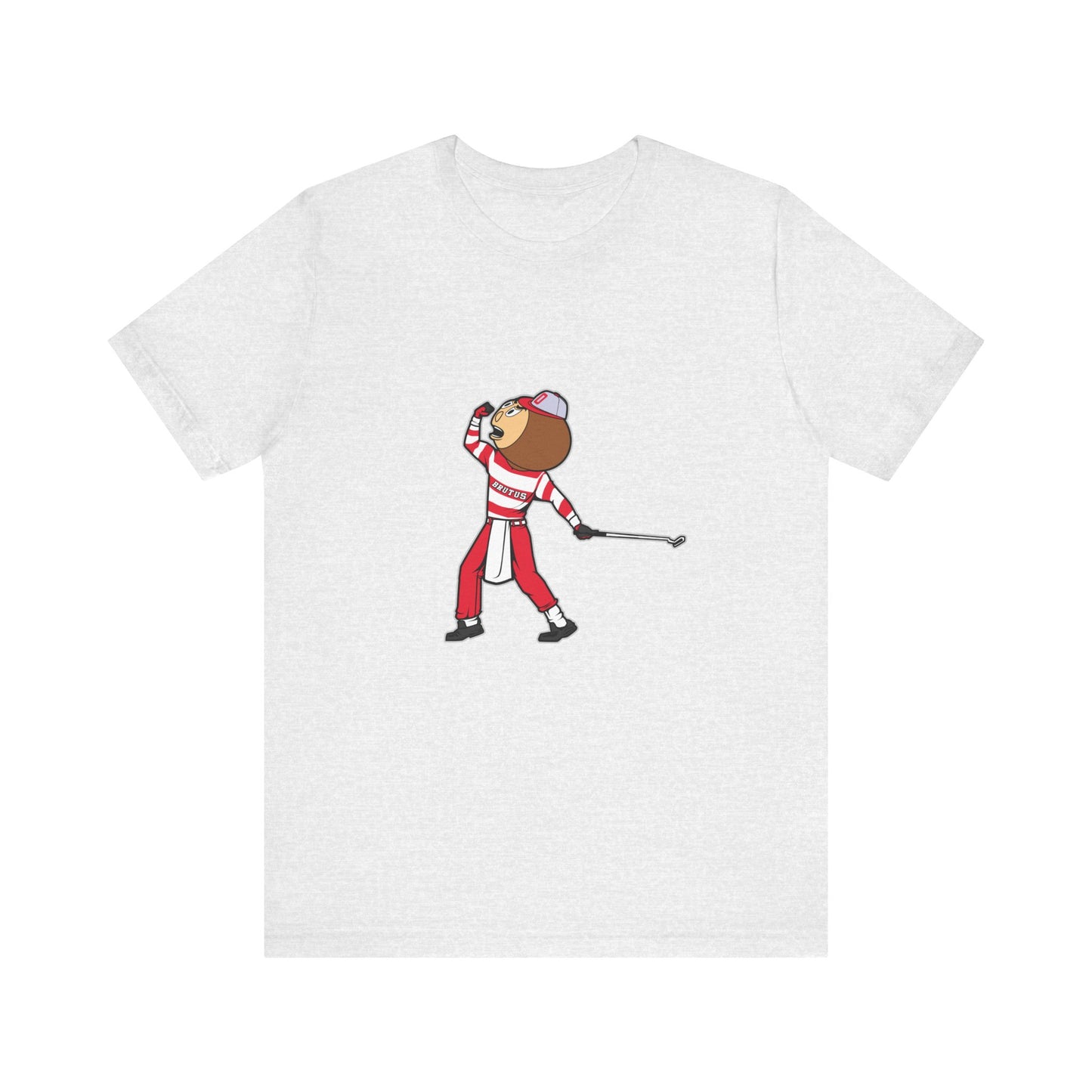 Short Sleeve Tee | Ohio State Buckeyes Brutus | Tiger Woods Fist Pump