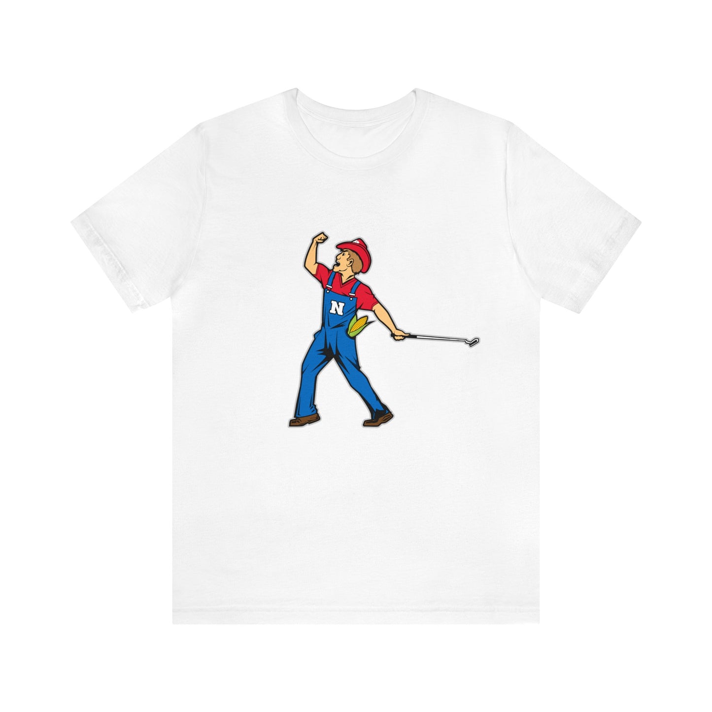 Short Sleeve Tee | Nebraska Cornhuskers | Herbie Husker | Tiger Woods Fist Pump